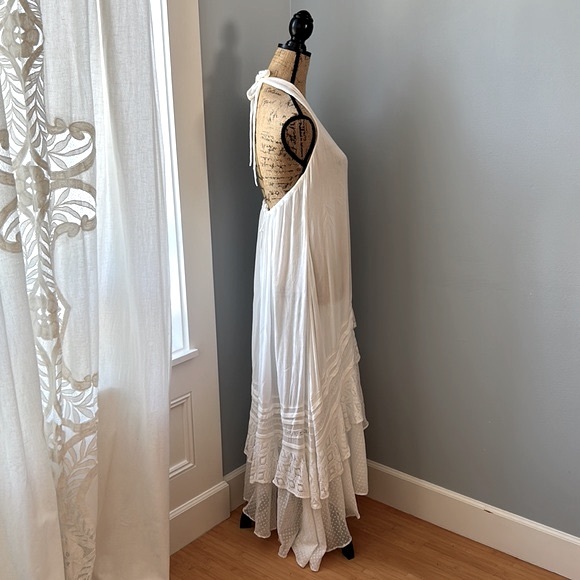 Free People • NWT Endless Summer Slice of Heaven Ivory White Maxi Dress Size S - Picture 8 of 15